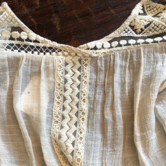 ee:some boho overdress in cream lace Sz.M - Picture 3 of 11